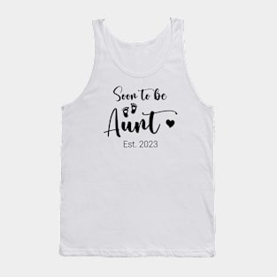 Promoted to Aunt est 2023 Tank Top